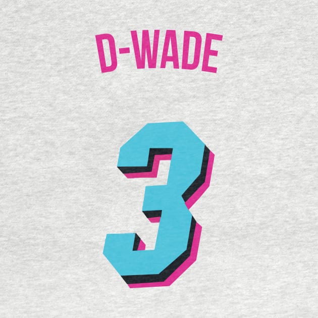 Dwyane Wade 'D Wade' Nickname Jersey - Miami Heat by xavierjfong